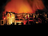 Home consumed by fire