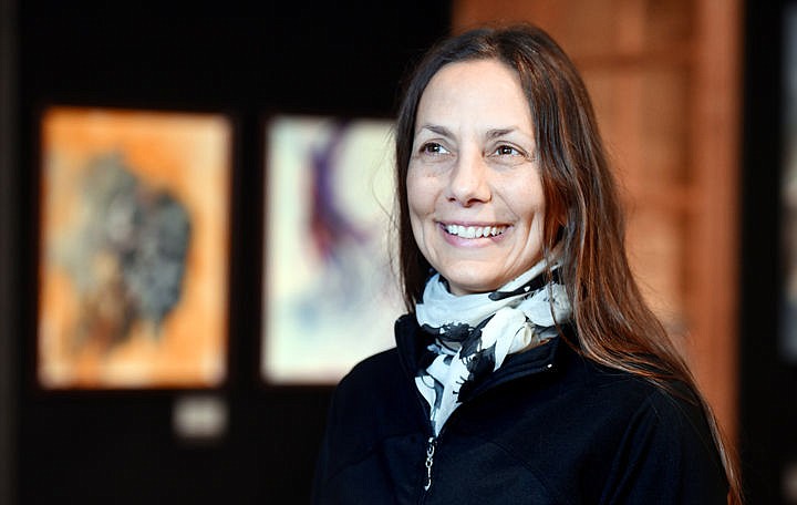 &lt;p&gt;Robin Sorg, one of the artists with work on display at the gallery on the second level of Snappy Sport Senter in Evergreen. (Brenda Ahearn/Daily Inter Lake)&lt;/p&gt;