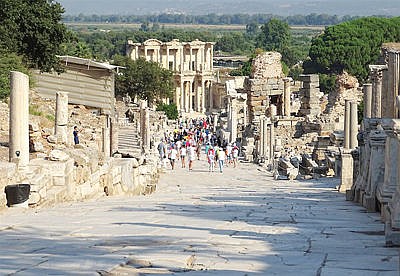 &lt;p&gt;Touring Ephesus, Turkey.&lt;/p&gt;