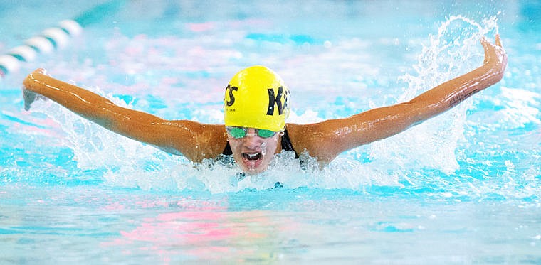 &lt;p&gt;Antoinette Popp of the KATS races in the 100-yard butterfly Saturday morning during the KATS Swim meet at The Summit in Kalispell. Nov. 16, 2013 in Kalispell, Montana. (Patrick Cote/Daily Inter Lake)&lt;/p&gt;