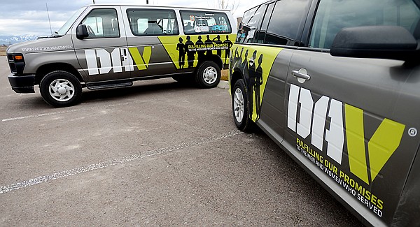 &lt;p&gt;Two of the three new DAV vans on Friday, November 15, at the National Guard Armory north of Kalispell. The vans have the newly designed logo. (Brenda Ahearn/Daily Inter Lake)&lt;/p&gt;