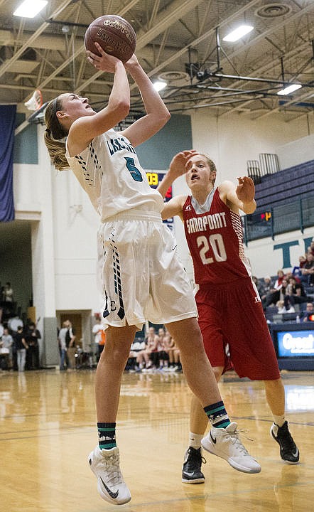 &lt;p&gt;LOREN BENOIT/Press Lake City High School beat the Sandpoint Bulldogs 57-28 behind Bridget Rieken's 13 points,18 rebounds, and Lauren Rewers' 17 points in the Timberwolves' season home opener.&lt;/p&gt;