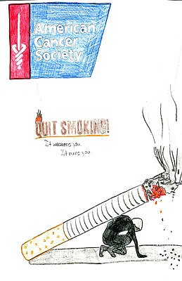 &lt;p&gt;Ninth Grader Kylee Quin&#146;s &#147;Quit smoking, it weakens you, it ruins you.&#148;&lt;/p&gt;