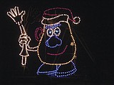 Christmas displays light up I-90