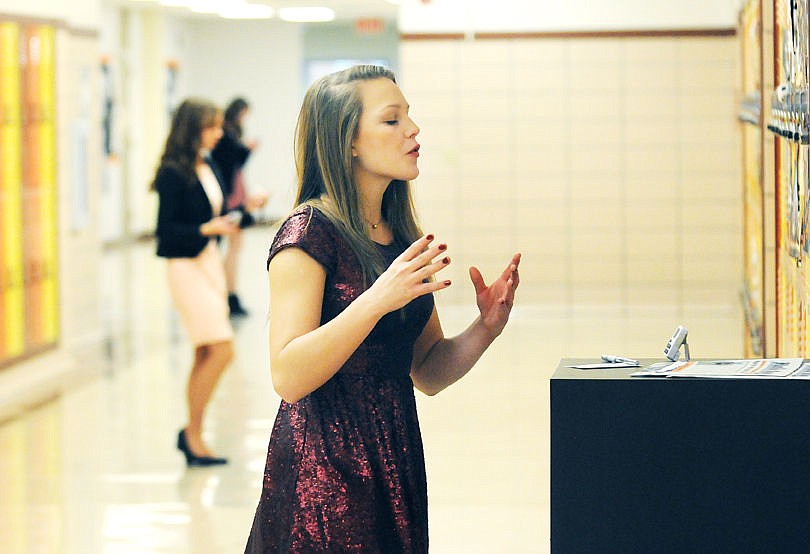 &lt;p&gt;&lt;strong&gt;Flathead&lt;/strong&gt;'s Grace Cady practices her extemporaneous speech before being judged during the final day of the Western Regional Speech and Debate Tournament at Flathead High School on Saturday. (Aaric Bryan/Daily Inter Lake)&lt;/p&gt;