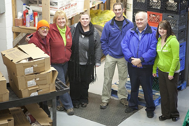 &lt;p&gt;From left, Skip Stout, Lori Botkin, Sunny Miller, Errin
Glencross, Robert Glencross and Whitney Spencer at the Flathead
Food Bank Wednesday afternoon.&lt;/p&gt;