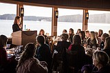 Soroptimist luncheon's first-rate females