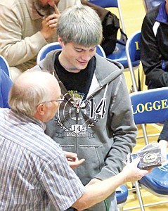 &lt;p&gt;MVP and four year letter winner XCountry Cody Barrick, receives his award from Coach Rod Tempel.&lt;/p&gt;