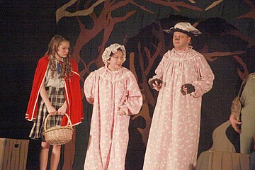 &lt;p&gt;Red Riding Hood played by Sydney Castor , finally reaches Grandma's House. Grandma was played by Brianda Jackson and the Big Bad Wold was played by Steven Thomas of the Missoula Children's Theatre.&lt;/p&gt;