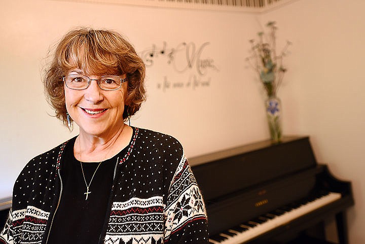 &lt;p&gt;Music teacher Judy Doxtater in her home music room on Friday, Nov. 20, in Evergreen.&lt;/p&gt;