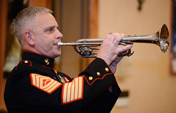 &lt;p&gt;Retired Master Sgt. Tim Merklinger of Lakeside plays Taps at the 237th United States Marine Corps Birthday Ball on Saturday, November 17, in Kalispell.&lt;/p&gt;