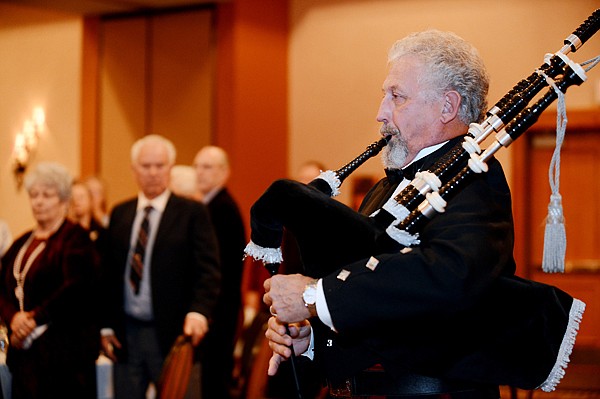 &lt;p&gt;Marines and their families stand for Doyle Carr's playing of the Marines' Hymn at the 237th United States Marine Corps Birthday Ball on Saturday, November 17, in Kalispell.&lt;/p&gt;