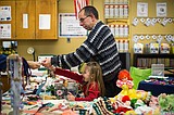 Find a holiday craft fair to visit here