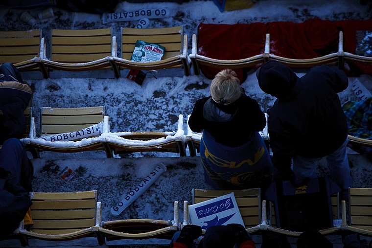 &lt;p&gt;Fans brave the cold to watch the game Satuday afternoon during the matchup between Montana State University and University of Montana in Bozeman.Nov. 23, 2013 in Bozeman, Montana. (Patrick Cote/Daily Inter Lake)&lt;/p&gt;