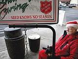 Bell ringers make generosity merry