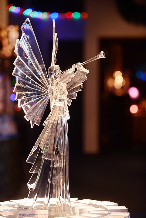 <p>An Icy Craft angel is on display at the Home for Christmas Store.</p>