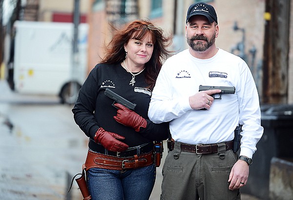 &lt;p&gt;Will and Terri Parker, owners of Freddie Merc's Glock Works in Kila on Wednesday, November 21, in downtown Kalispell.&lt;/p&gt;