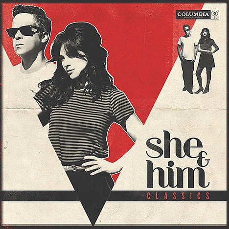 &lt;p&gt;This photo provided by Columbia Records shows the cover of the album, &quot;Classics,&quot; by She &amp; Him, musicians, Zooey Deschanel and M. Ward.&#160;&lt;/p&gt;