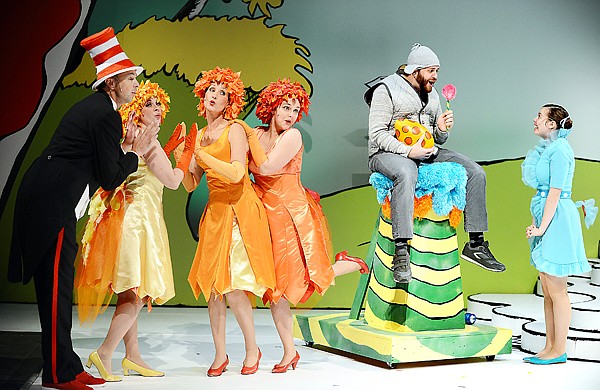 &lt;p&gt;From left, Matt Ford, Amy McAntee, Susie Wambeke, Amy Chisholm, Christoph Lawton and Kate Ehrenberg take part in the dress rehearsal of &quot;Seussical the Musical&quot; Nov. 27 at the O'Shaughnessy Center.&lt;/p&gt;