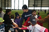 Special Olympics teams visit Seahawks
