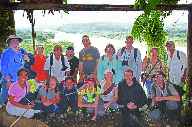 &lt;p&gt;Mick Stemborski takes a photo with students of all ages on one of his South America trips. The locale for this photo overlooked the Tena River. (Photos submitted by Mick Stemborski)&lt;/p&gt;