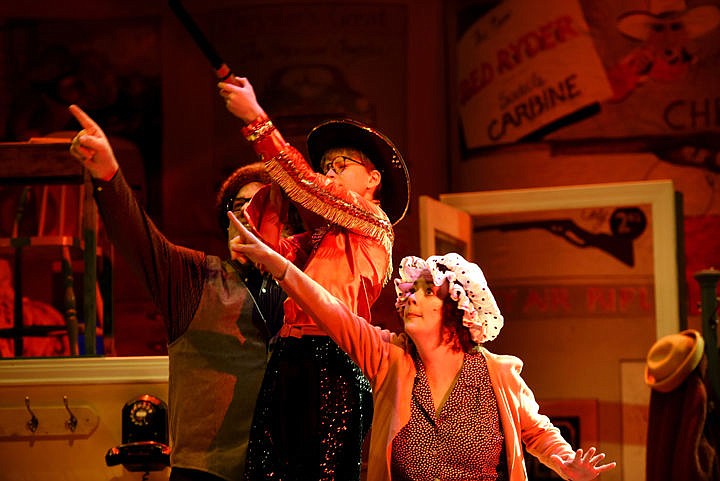 &lt;p&gt;&lt;strong&gt;FROM LEFT,&lt;/strong&gt; Greg Postell, as Father, Henry Spradlin, as Ralphie, and Scarlett Schindler, as Mother, rehearse a scene from &#147;A Christmas Story&#148; on Tuesday, Nov. 29 at the O'Shaughnessy Center. The show opens to the public with a sneak preview&#160; Thursday, Dec. 1, at 7:30 p.m. and continues every Friday, Saturday and Sunday through Dec. 18. (Brenda Ahearn/This Week in the Flathead)&lt;/p&gt;