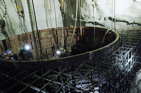 &lt;p&gt;Work on the No. 4 Shaft project continues as Cementation USA contractors work to create the shaft collar, working within a steel ring featuring an 18-foot inside diameter surrounded by a pattern of rebar that will soon reinforce cement.&lt;/p&gt;