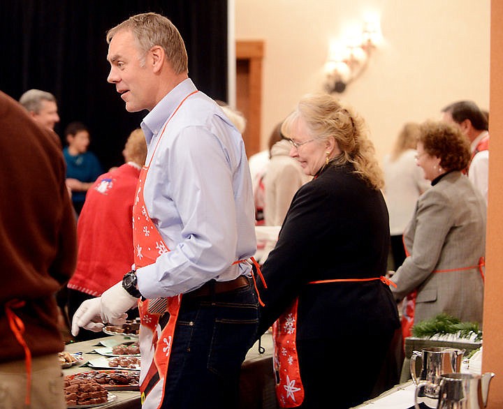 &lt;p&gt;U.S. Rep.-Elect Ryan Zinke serves treats at the Flathead County Republican Women&#146;s Chocolate Extravaganza on Wednesday in Kalispell.&lt;/p&gt;