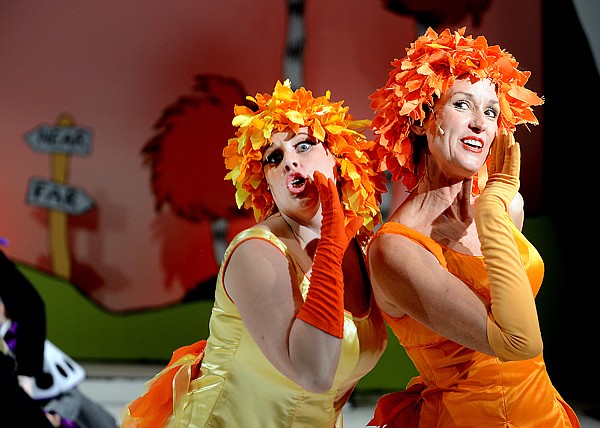 &lt;p&gt;Amy McAntee, left, and Susie Wambeke, as two of the Bird Girls, take part in the dress rehearsal of &quot;Seussical the Musical&quot; Nov. 27 with Whitefish Theatre Company.&lt;/p&gt;