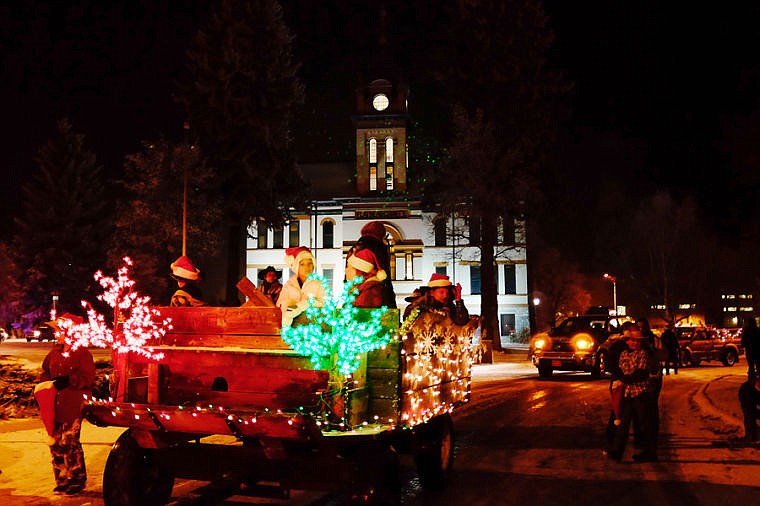 &lt;p&gt;Floats drive past the Flathead County Courthouse Friday night during the Christmas City of the North in downtown Kalispell. Nov. 29, 2013 in Kalispell, Montana. (Patrick Cote/Daily Inter Lake)&lt;/p&gt;