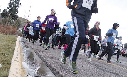 &lt;p&gt;&#160;Left, Some runner did a better job of avoiding the ice than others.&lt;/p&gt;