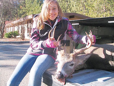 &lt;p&gt;Savanna Sandersen (ALS 2/5/2003-1) shot her first deer, a nice whitetail buck, on 11/15, east of Libby.&lt;/p&gt;