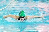 Glacier swimmer Olivia Gibson
