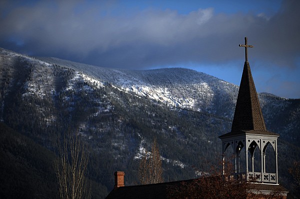 &lt;p&gt;The steeple of the old St. Richard&#146;s Catholic Church in Columbia
Falls contrasts with the snow-dusted Swan Mountain Range. The
former church is currently the office of chiropractor Dr. Robert
Hager.&lt;/p&gt;