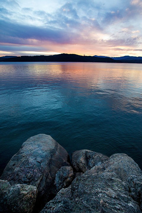 &lt;p&gt;Seen from Tubbs Hill, Lake Coeur d'Alene is painted in a swath of colors as the sun sets on Tuesday, Nov. 22, 2016.&lt;/p&gt;