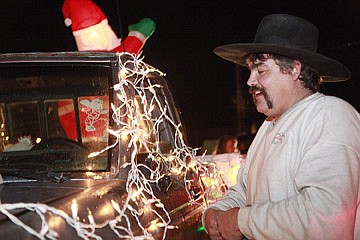 &lt;p&gt;Skyliners 4 Wheel Drive Club Vice President John Wall decorated his truck before the parade.&lt;/p&gt;