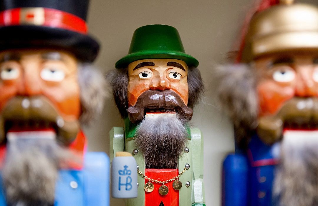 &lt;p&gt;Three wooden, lever-style nutcrackers are part of many small collections of nutcrackers that make up Claudia Jean Davis' larger collection of more than 2,800.&#160;There are also screw and percussion-style nutcrackers, and most nutcrackers are made up of box, beech or birch wood.&lt;/p&gt;