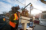 Fifth and Sherman lights removed