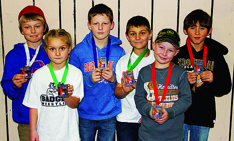 &lt;p&gt;Six members of the Bonners Ferry Wrestling Club placed at the USA Idaho Wrestling Folkstyle State Championship on Saturday, Dec. 1. Left to right: Kyle Smith, Savannah Rickter, Eli Richards, Jackson Rickter, Marcus Regehr and Evan Barajas.&lt;/p&gt;