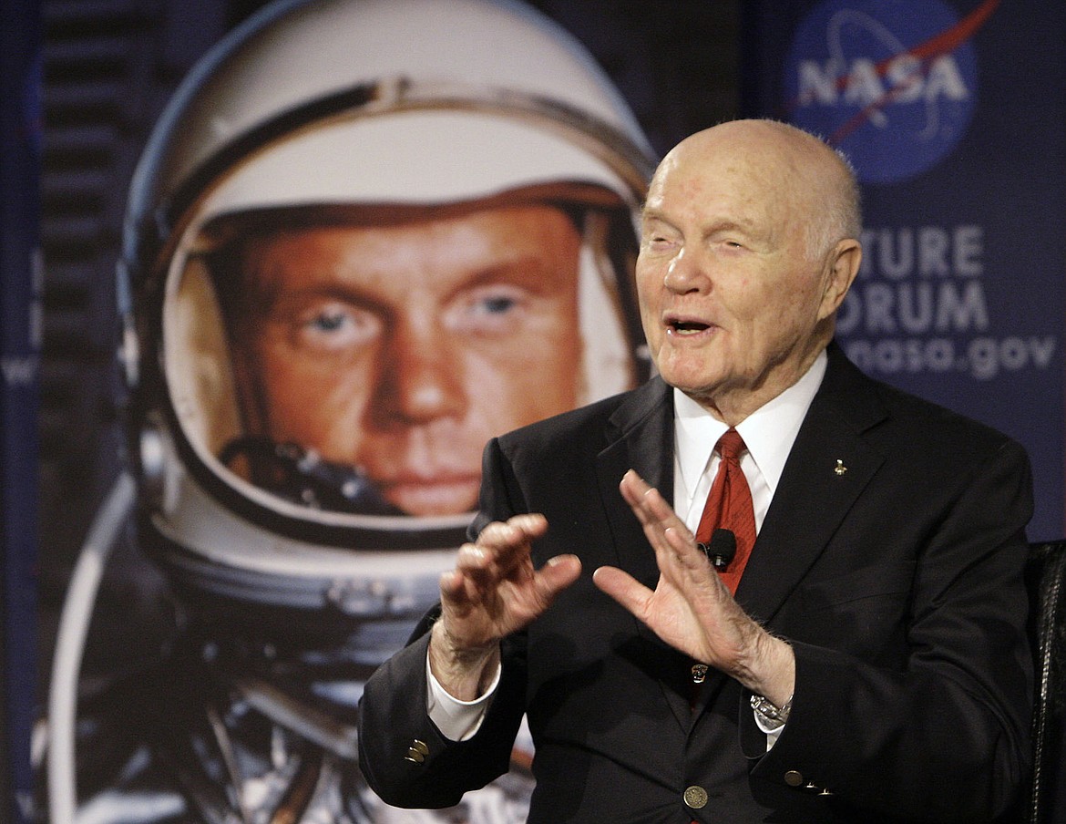 &lt;p&gt;In this Feb. 20, 2012, file photo, U.S. Sen. John Glenn talks with astronauts on the International Space Station via satellite before a discussion titled &quot;Learning from the Past to Innovate for the Future&quot; in Columbus, Ohio. Glenn, who was the first U.S. astronaut to orbit Earth and later spent 24 years representing Ohio in the Senate, has died at 95. (AP Photo/Jay LaPrete, File)&lt;/p&gt;