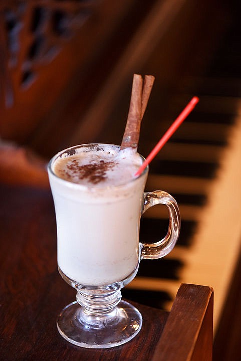 <p><strong>ALL THINGS CHAI</strong> at Whistling Andys in Bigfork is made with their Hibiscus Coconut Rum, hot milk, Sparrows Nest chai and garnished with a cinnamon stick. (Brenda Ahearn/Daily Inter Lake)</p>