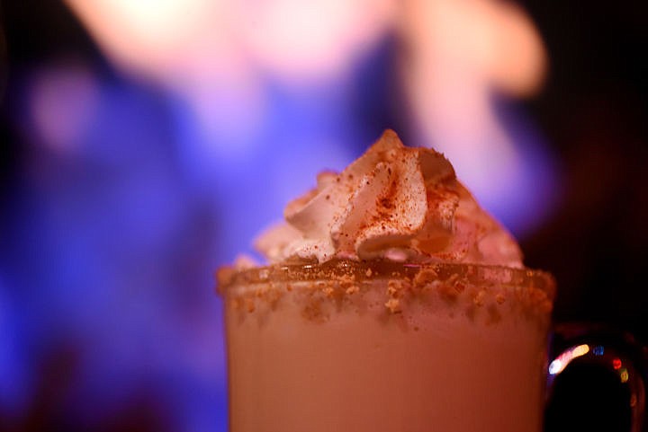 <p><strong>A HOT PUMPKIN</strong> Martini at the 406 Bar and Grill is made with pumpkin vodka, fresh pumpkin pie puree, cream, nutmeg and served with bits of graham cracker crust. (Brenda Ahearn/Daily Inter Lake)</p>