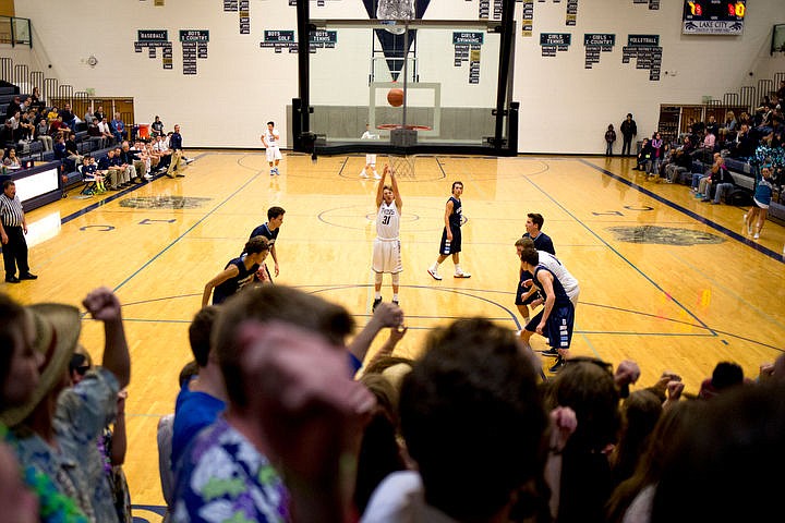 &lt;p&gt;As seen from the Lake City student section, Lake City's Kyle Manzardo takes a free throw during the second quarter of a match-up against Gonzaga Prep on Tuesday at Lake City High School.&lt;/p&gt;