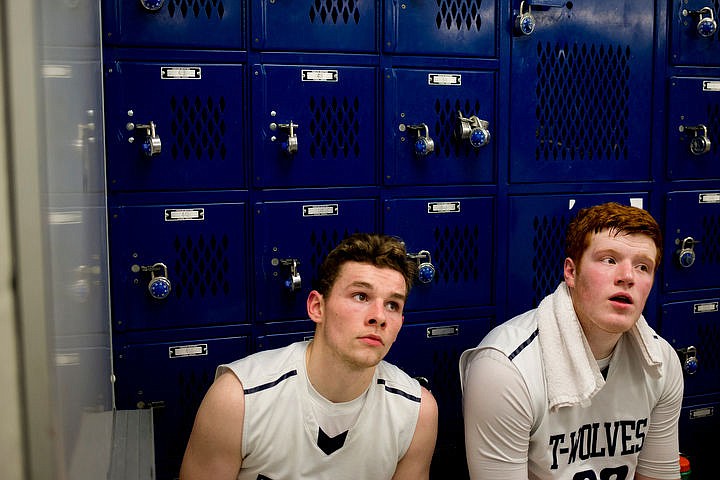 &lt;p&gt;Lake City's Nathan Hartz, left, and Brayden Pollow listen to head coach Jim Winger give a half-time pep talk in the locker room during a match-up against Gonzaga Prep on Tuesday at Lake City High School.&lt;/p&gt;