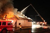 Fire guts commercial building in Moses Lake