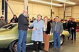 Classic car club donates to BBCC auto repair class