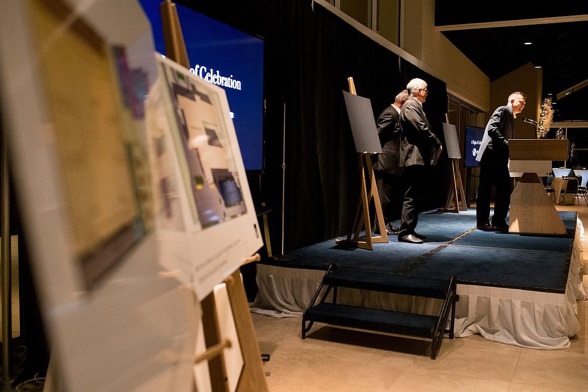 &lt;p&gt;JAKE PARRISH/Press Ryan Davis, Boys and Girls Club of Kootenai County executive director, gives his thanks on Wednesday at the Hagadone Event Center to the donors who raised funds to build a new Boys and Girls Club facility in Coeur d'Alene.&lt;/p&gt;