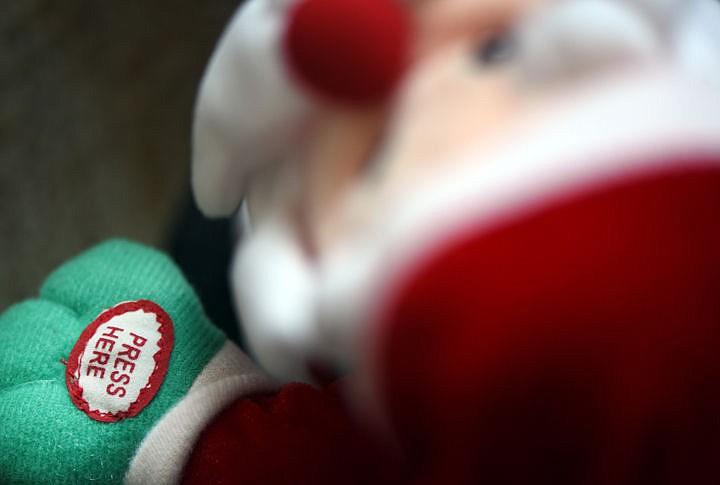 &lt;p&gt;Detail of a plush mechanical toy that plays Christmas music. (Brenda Ahearn/Daily Inter Lake)&lt;/p&gt;