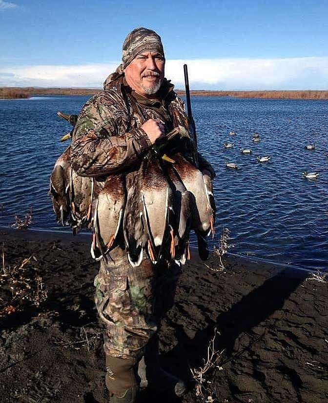 Tony and Mark Azure of Ketchikan, Alaska and the Tri-Cities enjoyed a limit hunt on Potholes Reservoir this week.