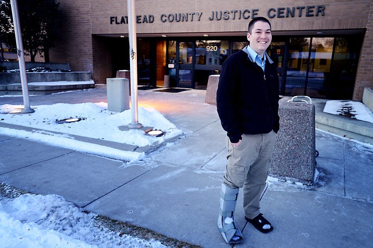 &lt;p&gt;Robert Brauer of the Flathead County Sheriff's Office stands outside the Justice Center on Friday in Kalispell. (Brenda Ahearn/Daily Inter Lake)&lt;/p&gt;